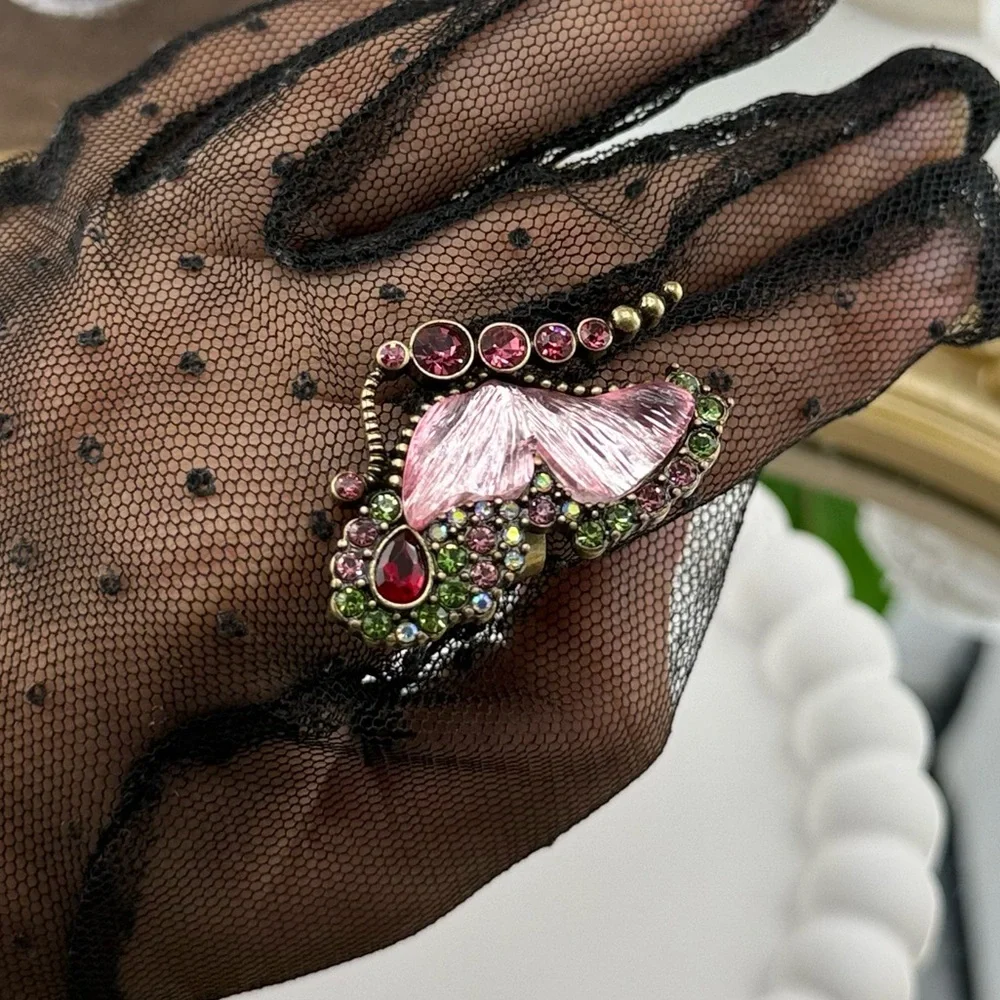 Vintage Style Butterfly Statement Ring ✨🦋 - Picture 7 of 9